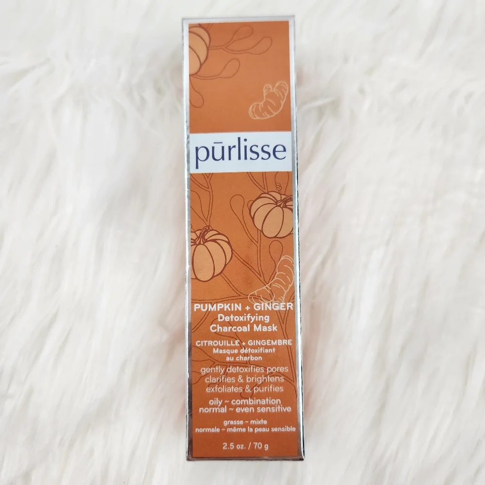 Purlisse Pumpkin and Ginger Detoxifying Charcoal Mask 2.5 oz